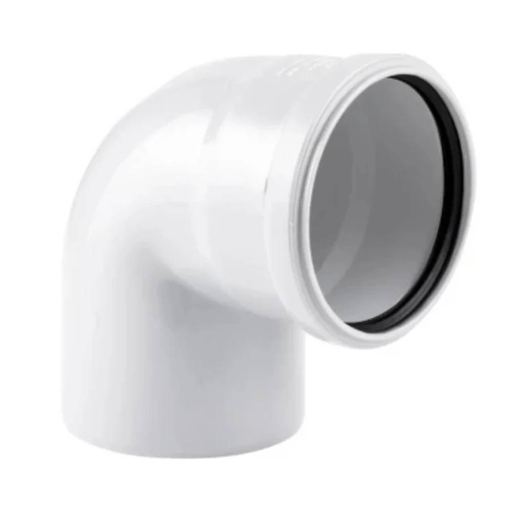 Отвод ХЕМКОР ШУМЭКС НПВХ малошумный 50 мм 87° 1455287