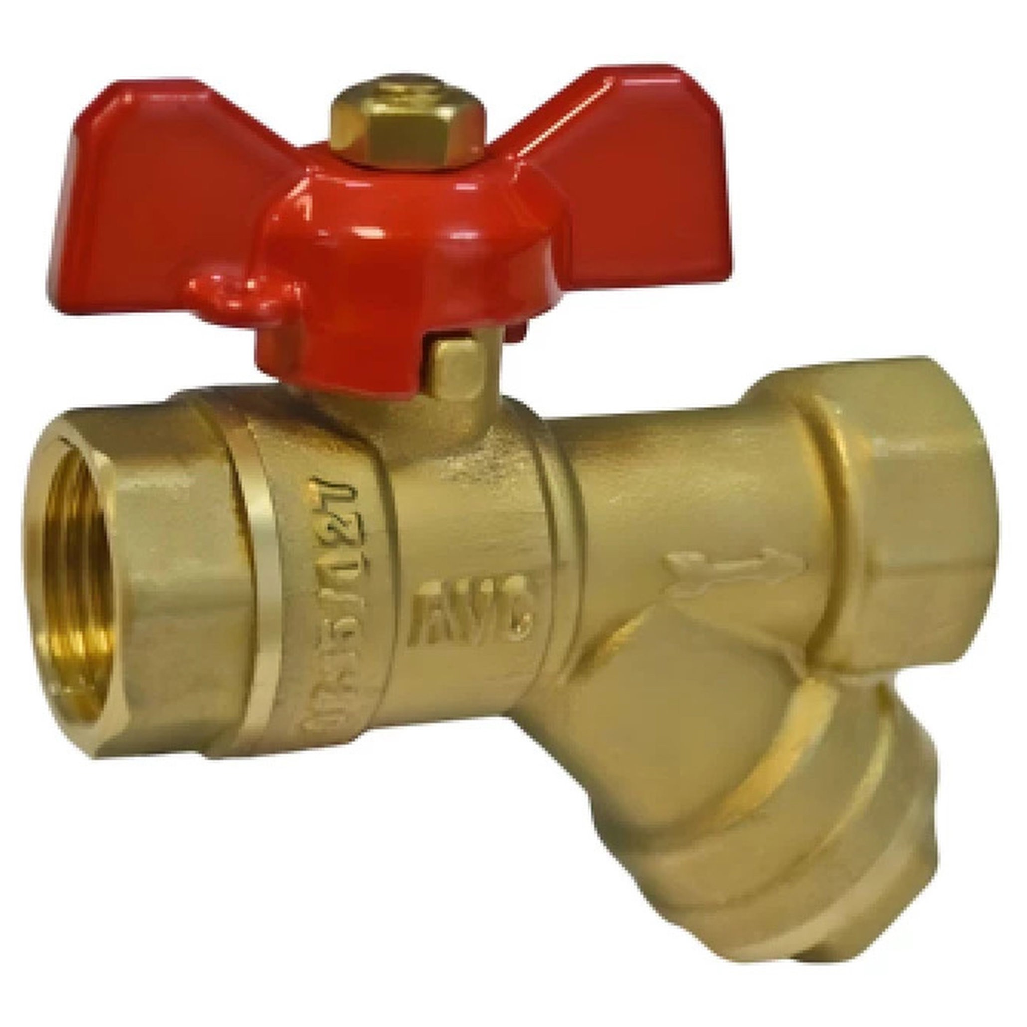 Кран шаровой ViEiR с фильтром 3/4 бабочка GL134