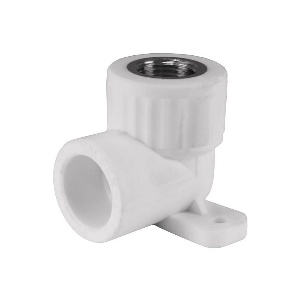 Угольник комбинированный VALFEX 20х3/4 ВР белый 10103020034