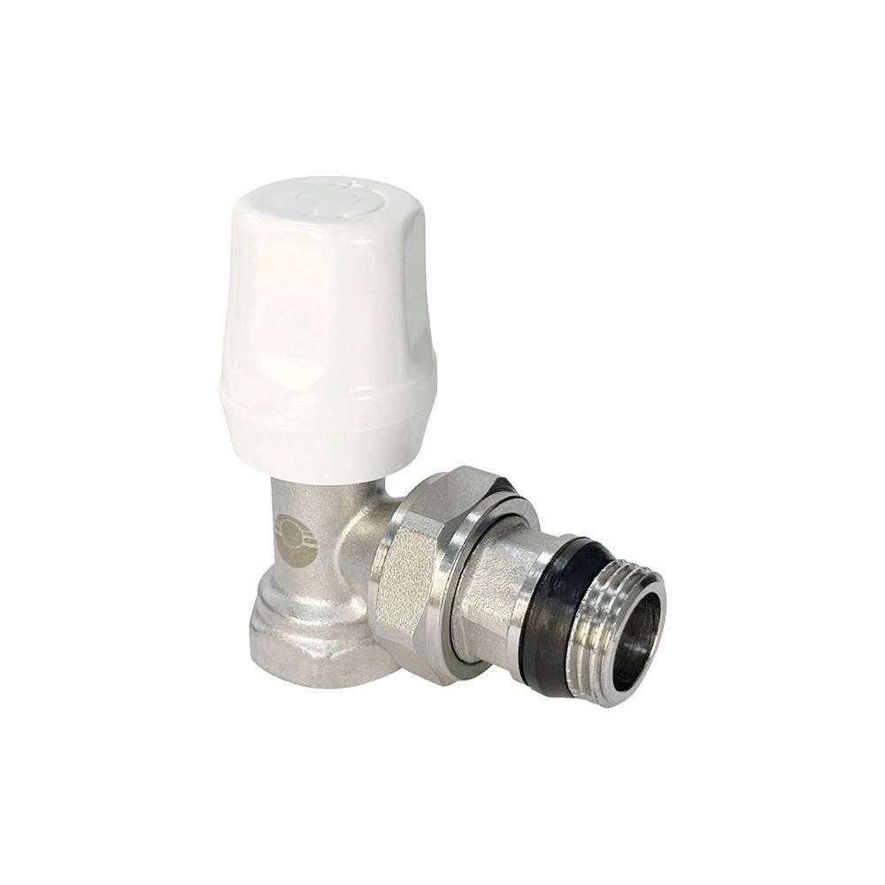 Клапан радиаторный VALFEX ручной угловой 1/2 с уплотнением VF.07.RN.04