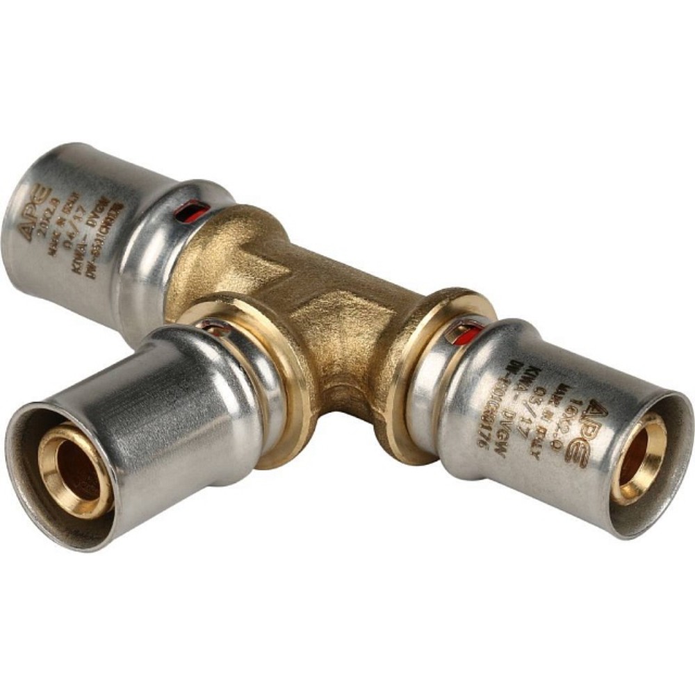 Тройник пресс переходной STOUT 20х16х16 мм SFP-0005-201616