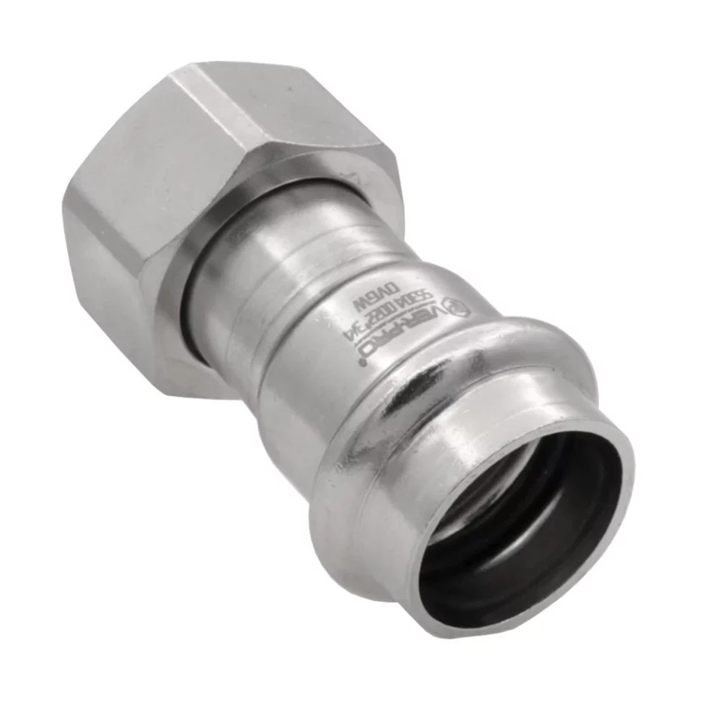 Соединитель с накидной гайкой VIEIR VER-PRO нержавеющая сталь 18x3/4 1450962