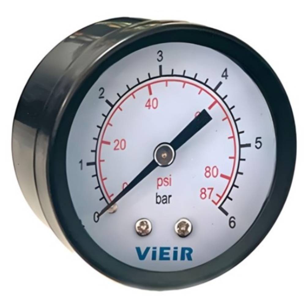 Манометр аксиальный ViEiR 50 мм 6 бар 1/4 YLB6