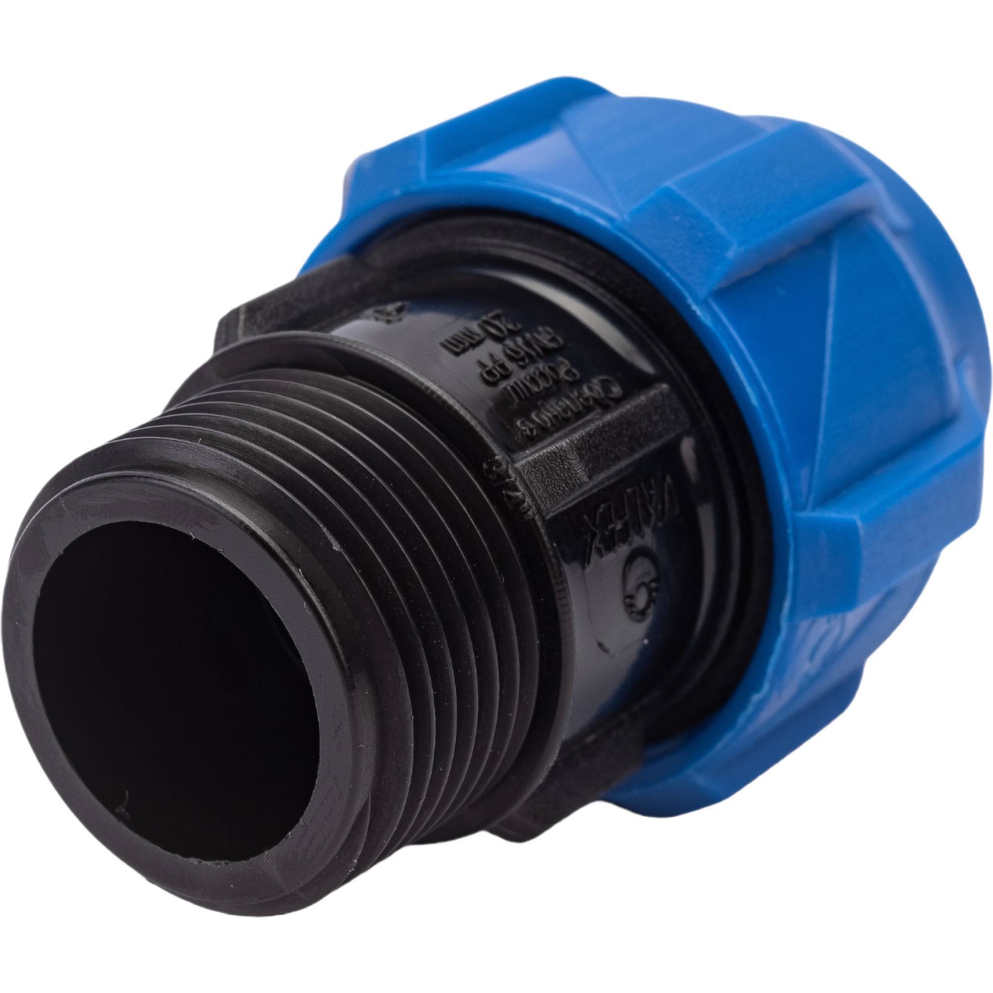 Муфта компрессионная Valfex ПНД с наружной резьбой 20х3/4 НС-1425653