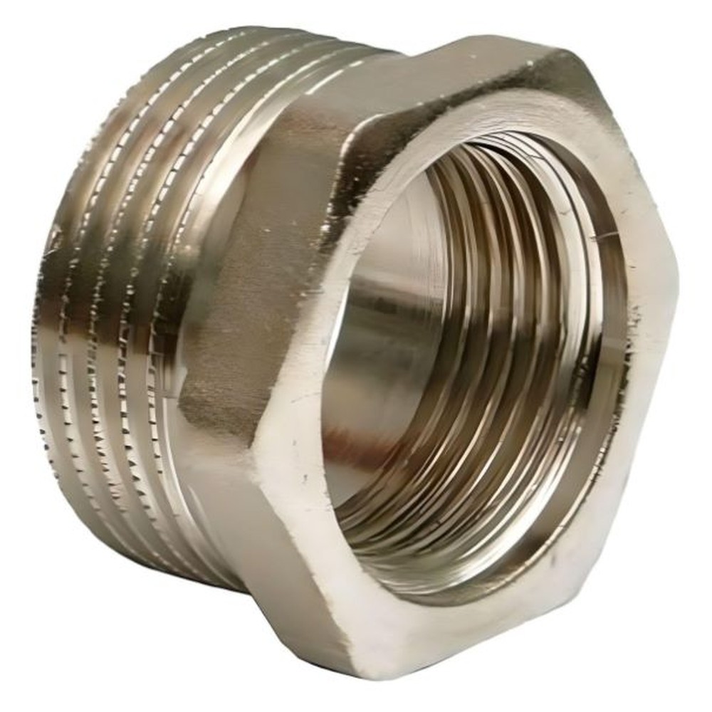 Футорка VIEIR наружная-внутренняя 1/2 x 1/4 дюйма никелированная BXHFN31