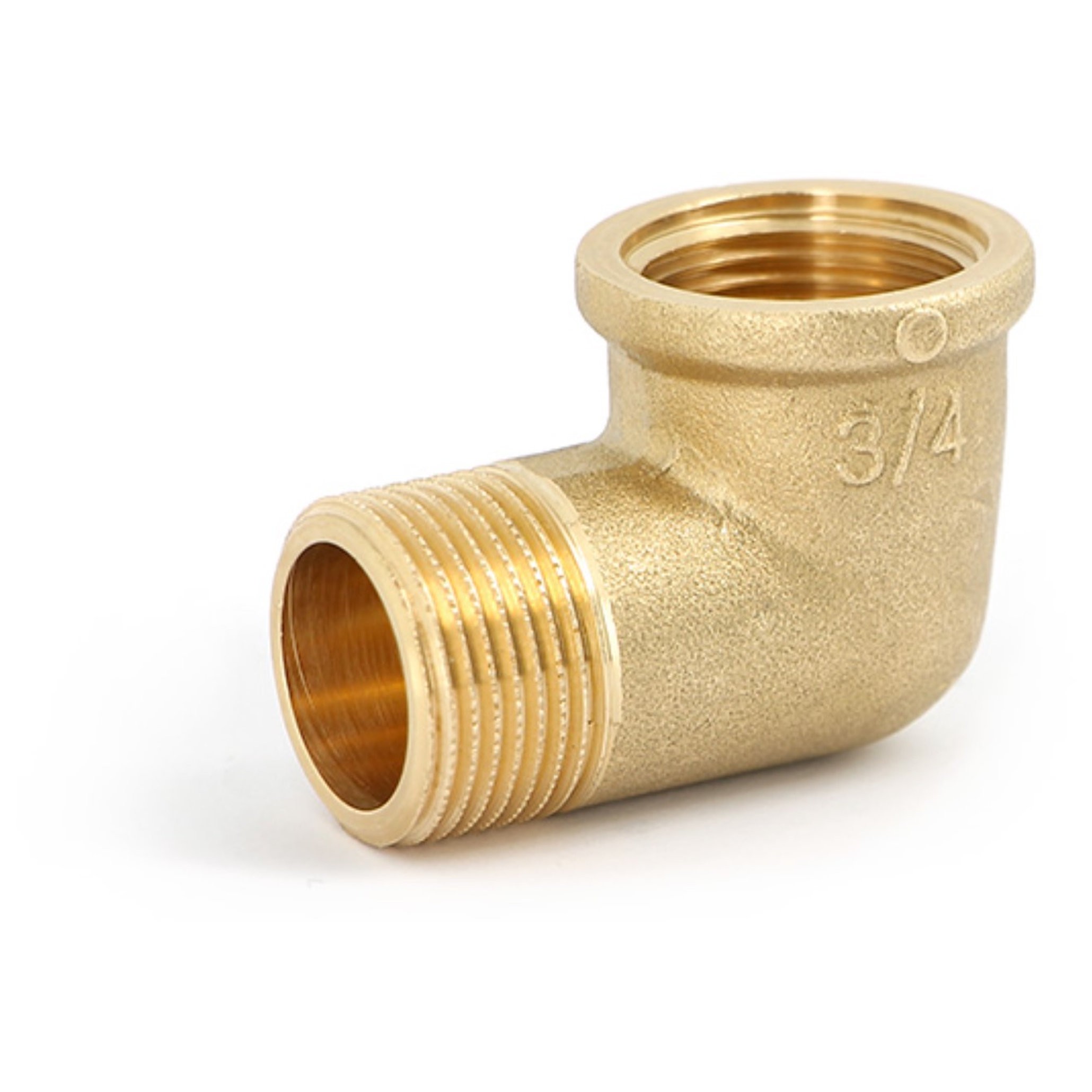 Угольник резьбовой Uni-Fitt 3/4 НР-ВР никелированный 1513726