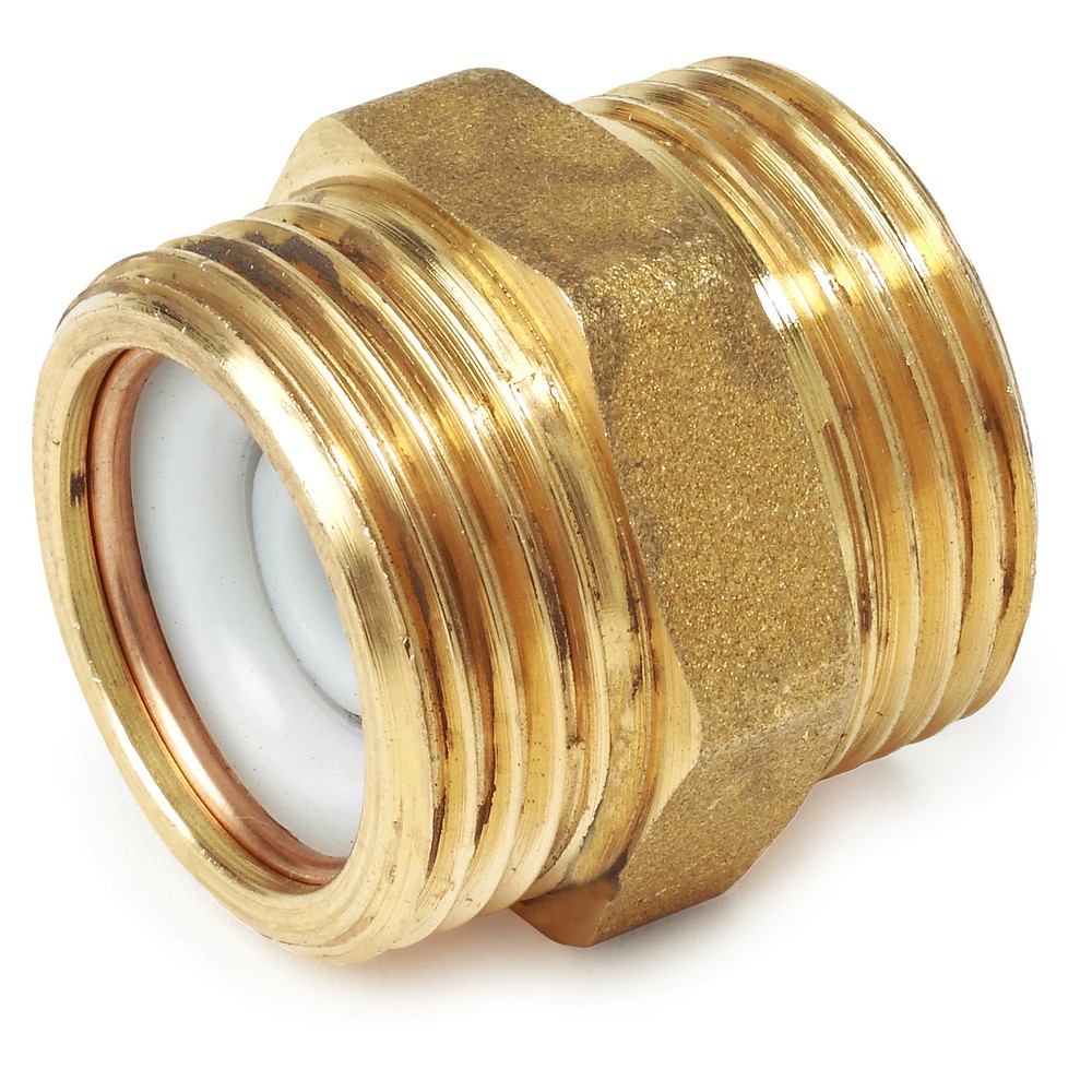 Ниппель Giacomini R189 латунный с обратным клапаном 1 R189Y005