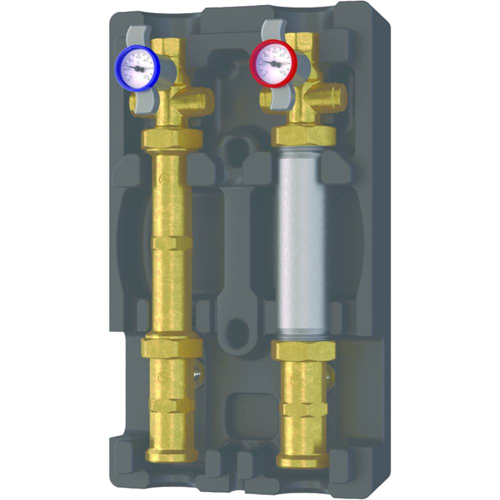 Группа быстрого монтажа Giacomini R586R 1 прямая без насоса R586RY111