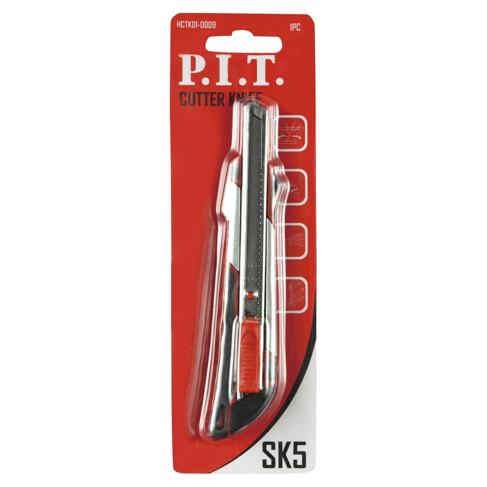Нож P.I.T. строительный сегментный 9x90 мм HCTK01-0009