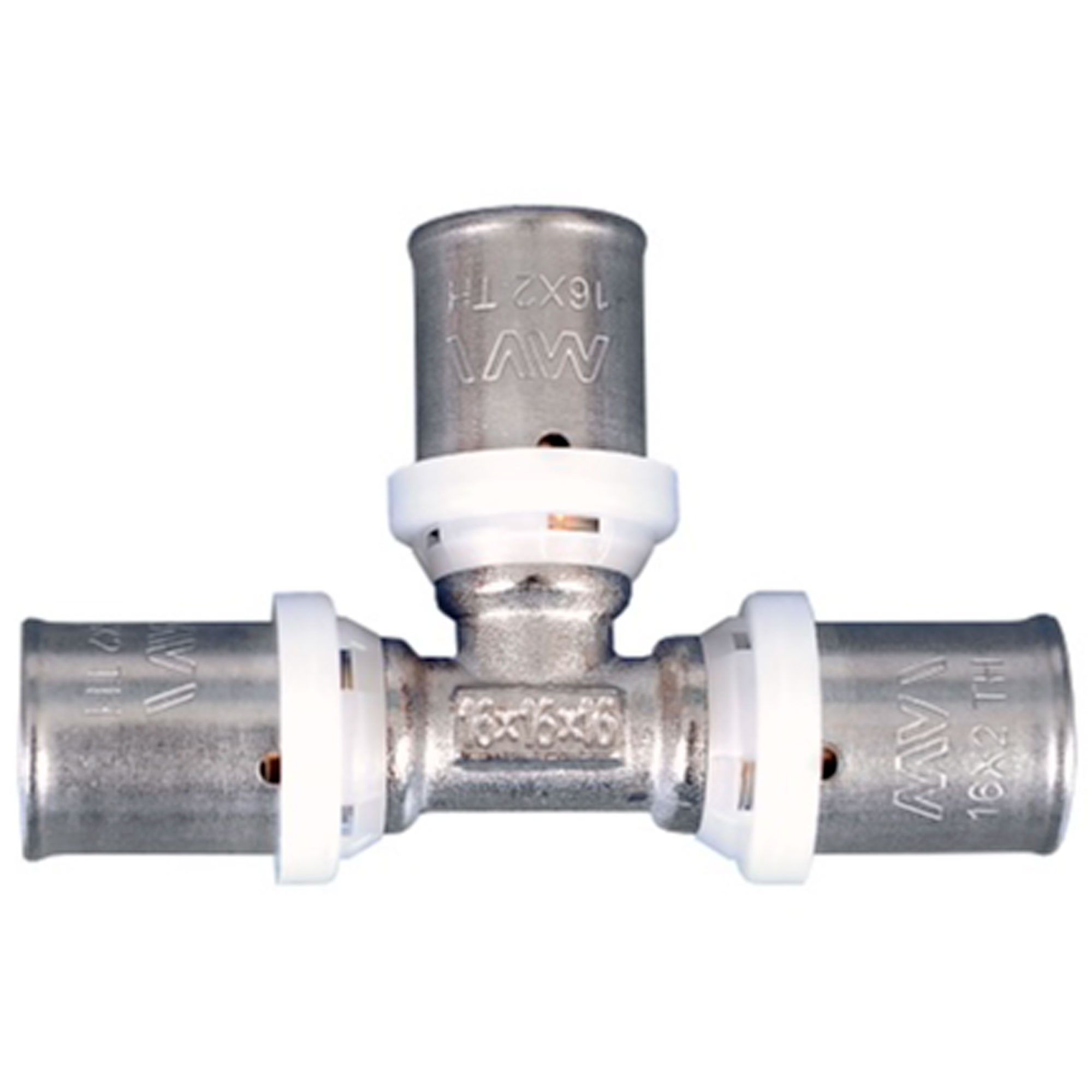 Тройник пресс-фитинг MVI равносторонний 26x26x26 мм PF.541.06