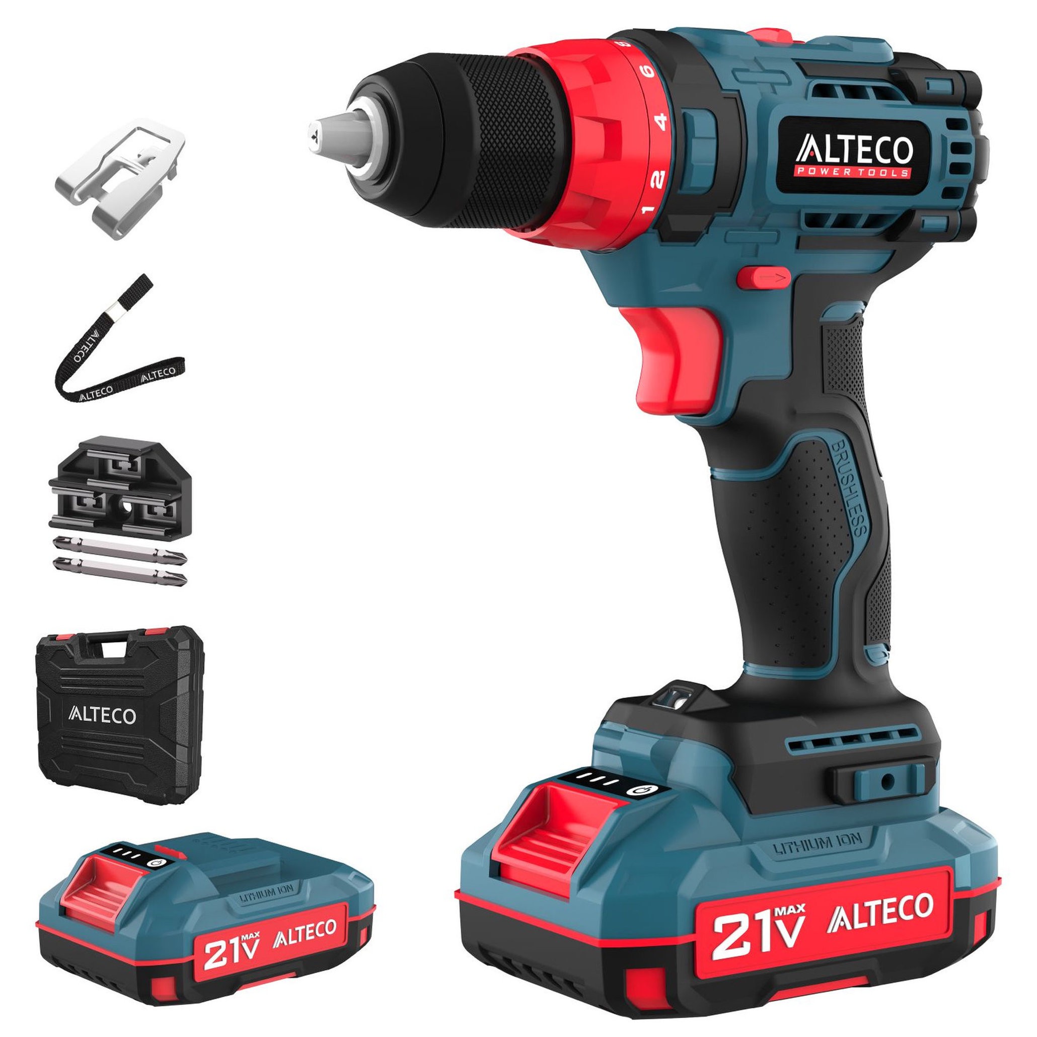 Аккумуляторная дрель-шуруповерт ALTECO CD 21-45 BL X2