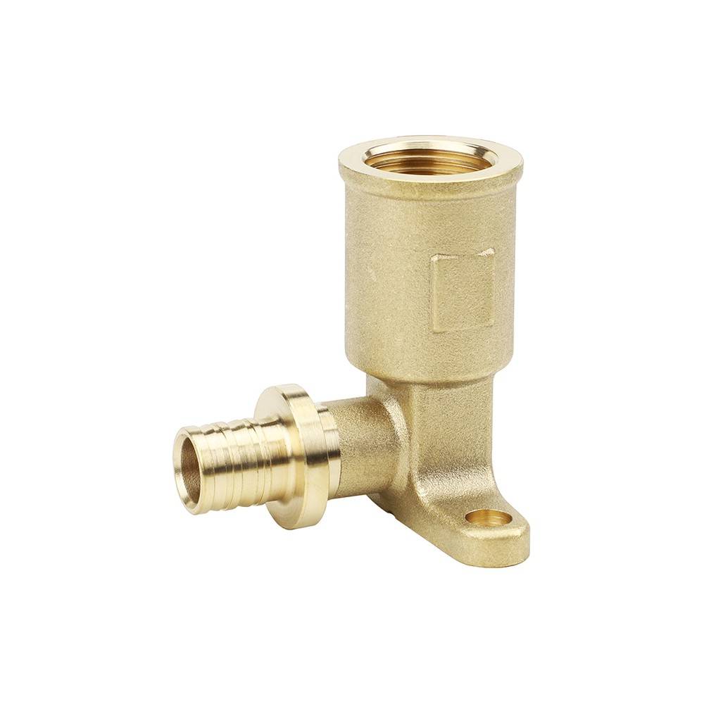 Угольник настенный аксиальный VARMEGA Slide-fit 16x1/2 ВР удлиненный с креплением H-55 мм VM51621