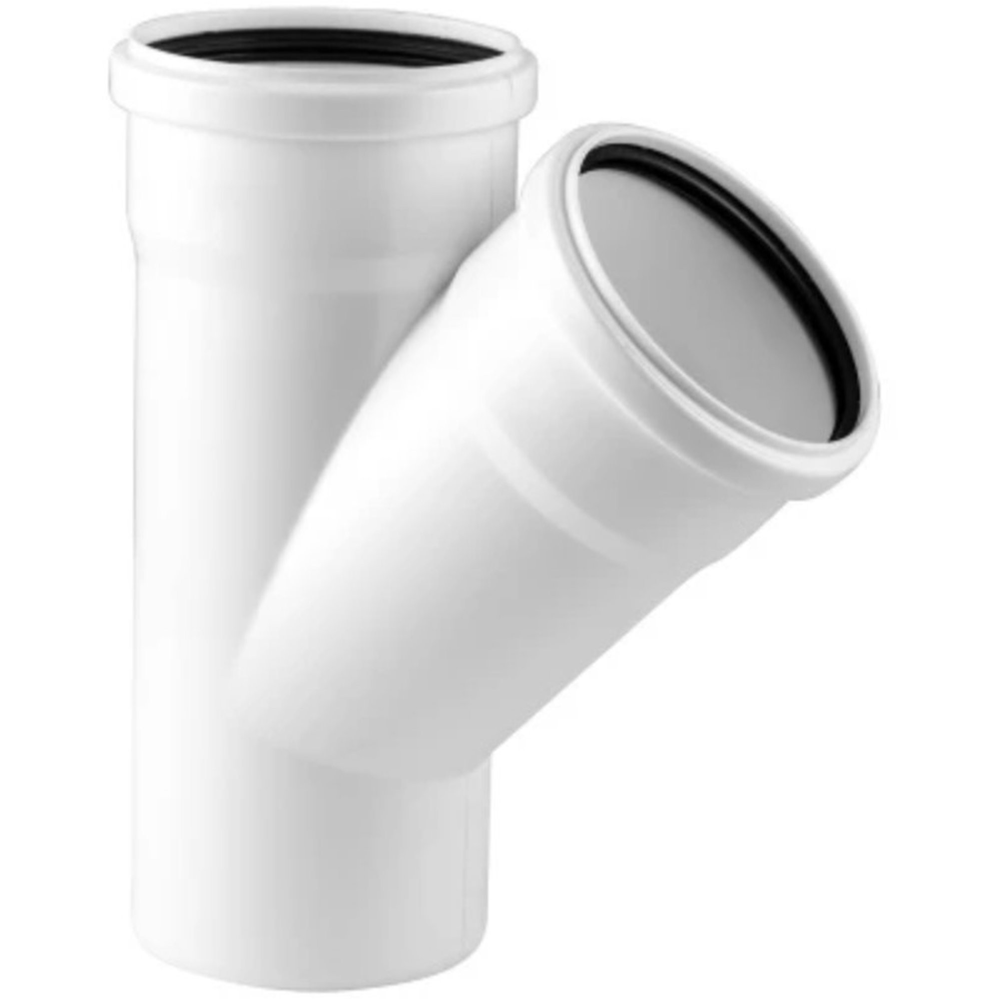 Тройник малошумной канализации РТП Elite 50/50 мм 45° НС-1203660