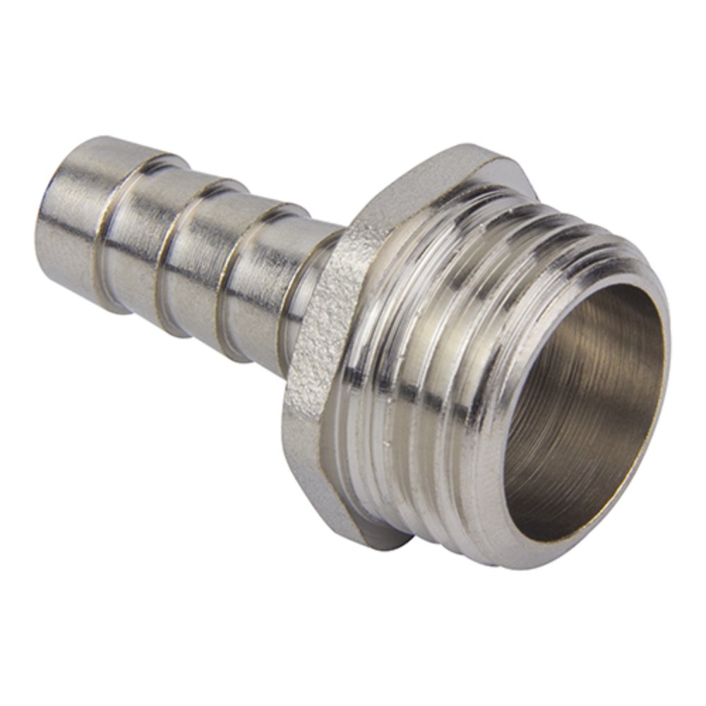 Штуцер латунный TEBO 14x1/2 наружная резьба 015091014