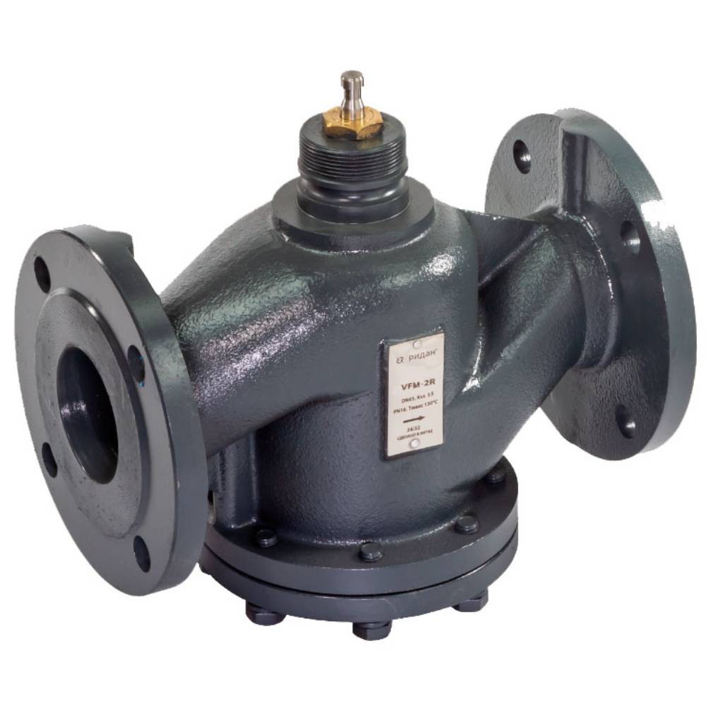 Клапан регулирующий Ридан VFM-2R DN 250 PN 16 Kvs 630 фланцевый 1448123