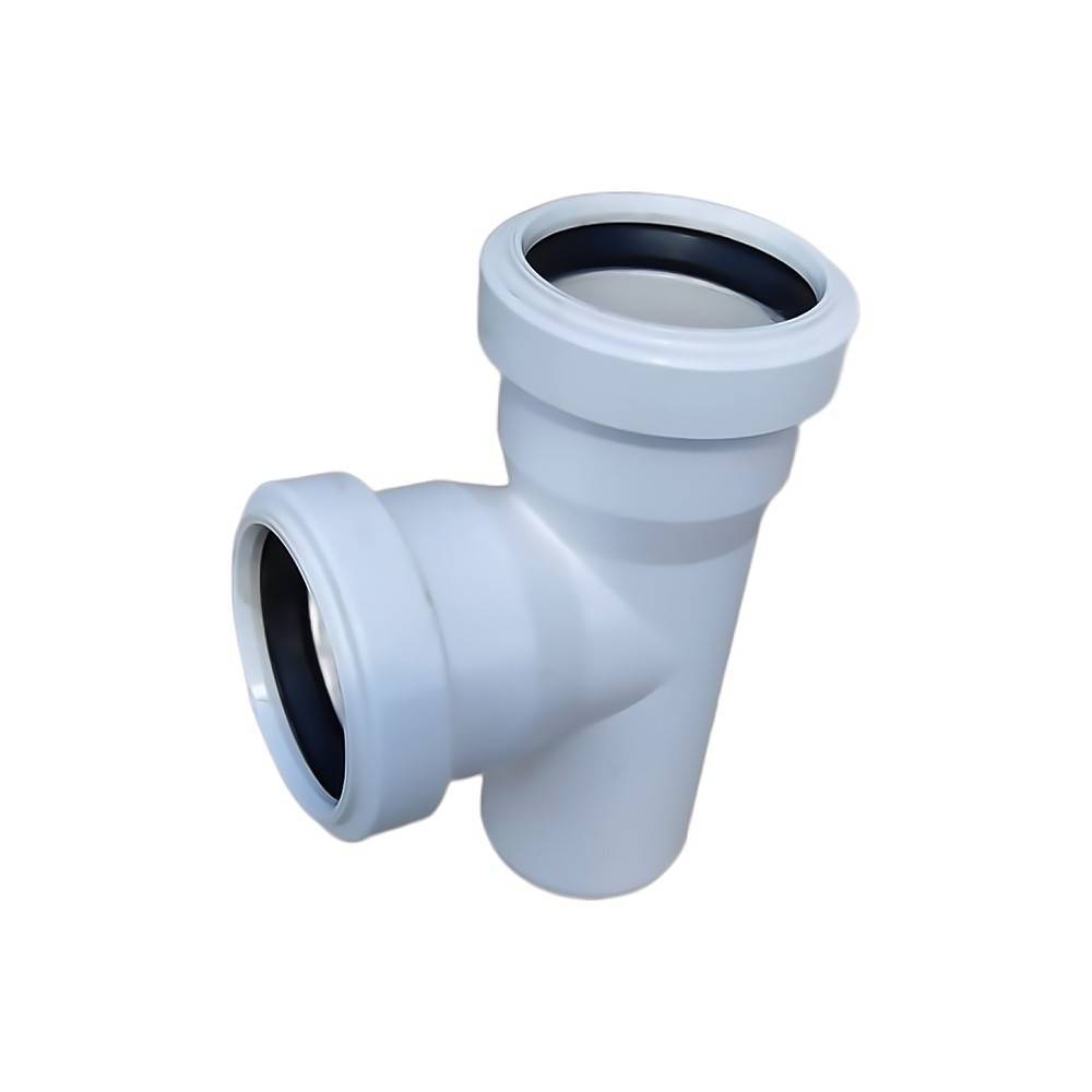 Тройник НПВХ Хемкор Шумэкс 110х50 мм 87° НС-1455392