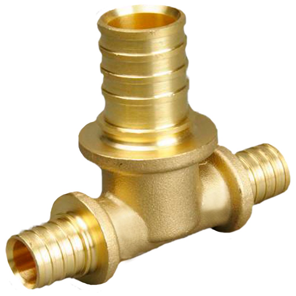 Тройник аксиальный переходной ONE PLUS латунный 20х16х20 мм НС-1691836