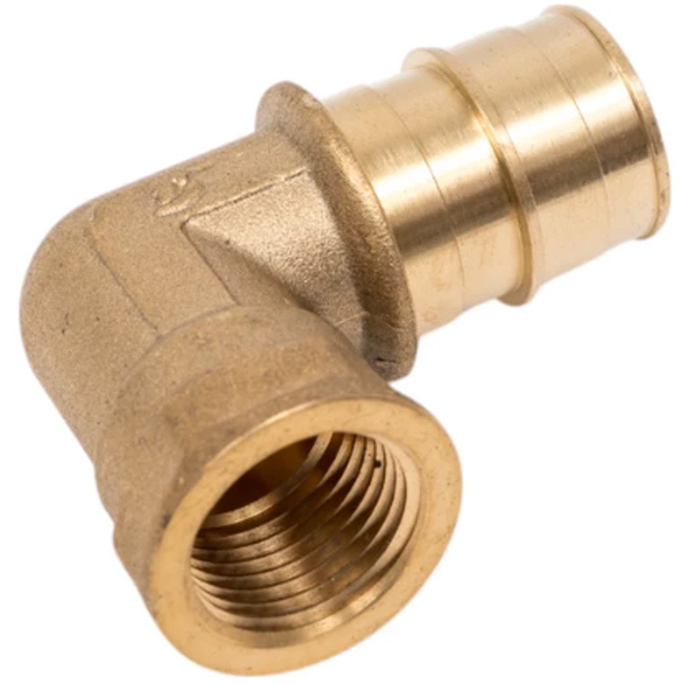 Угольник One Plus 90° 16x1/2 ВР латунный 1691869