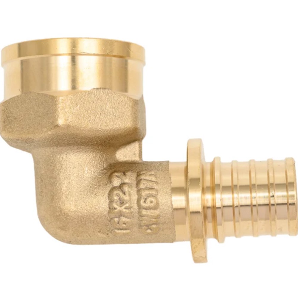 Угольник аксиальный One Plus 90° 16x1/2 ВР латунный 1691870