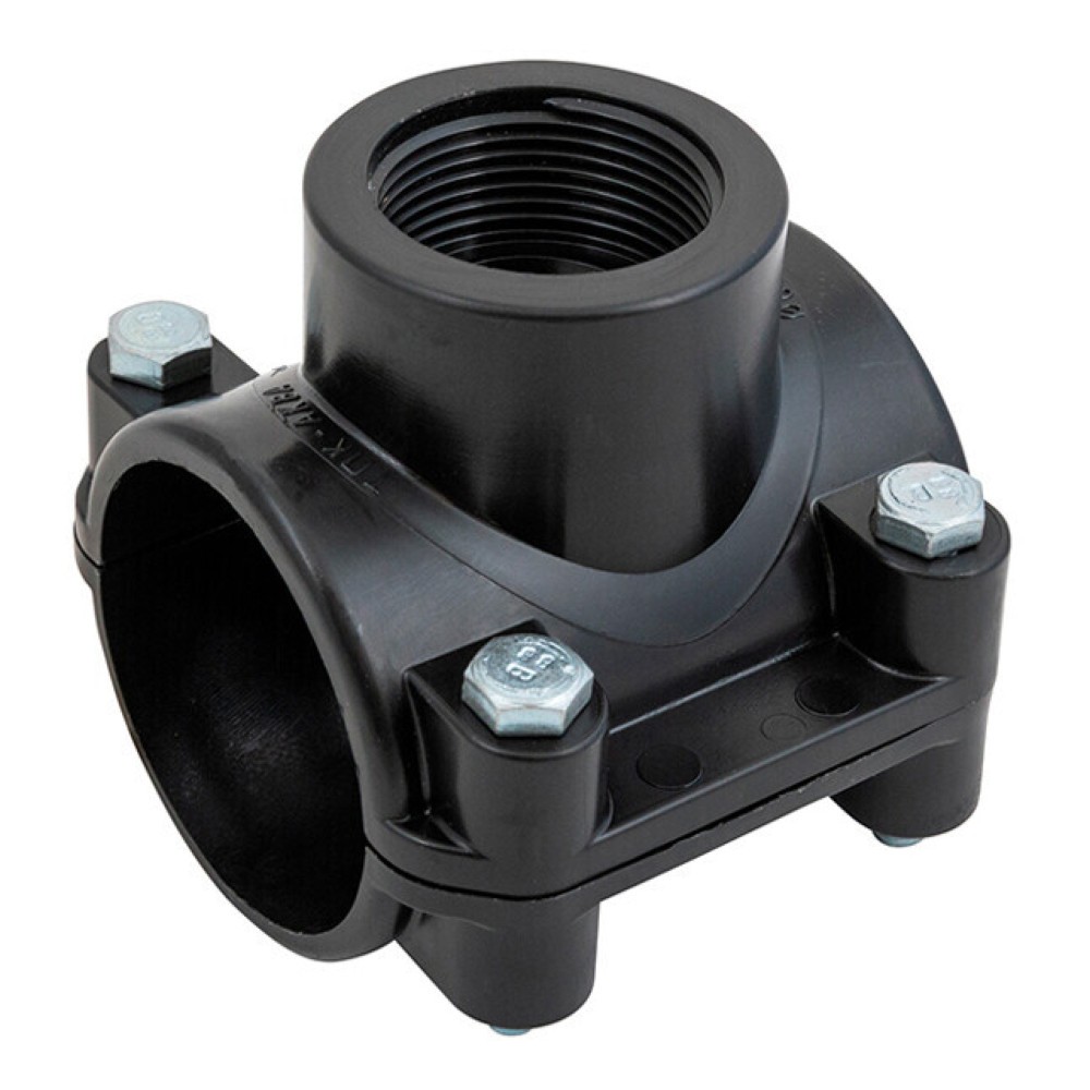 Седелка компрессионная ТПК-АКВА 160 мм x 3 дюйма ВР с болтами 2621603