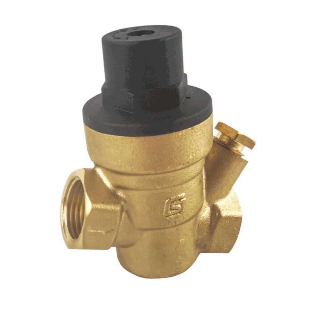 Регулятор давления мембранный SantechSystems РДФ Ду15 Ру16 1-6 бар с манометром 1726068