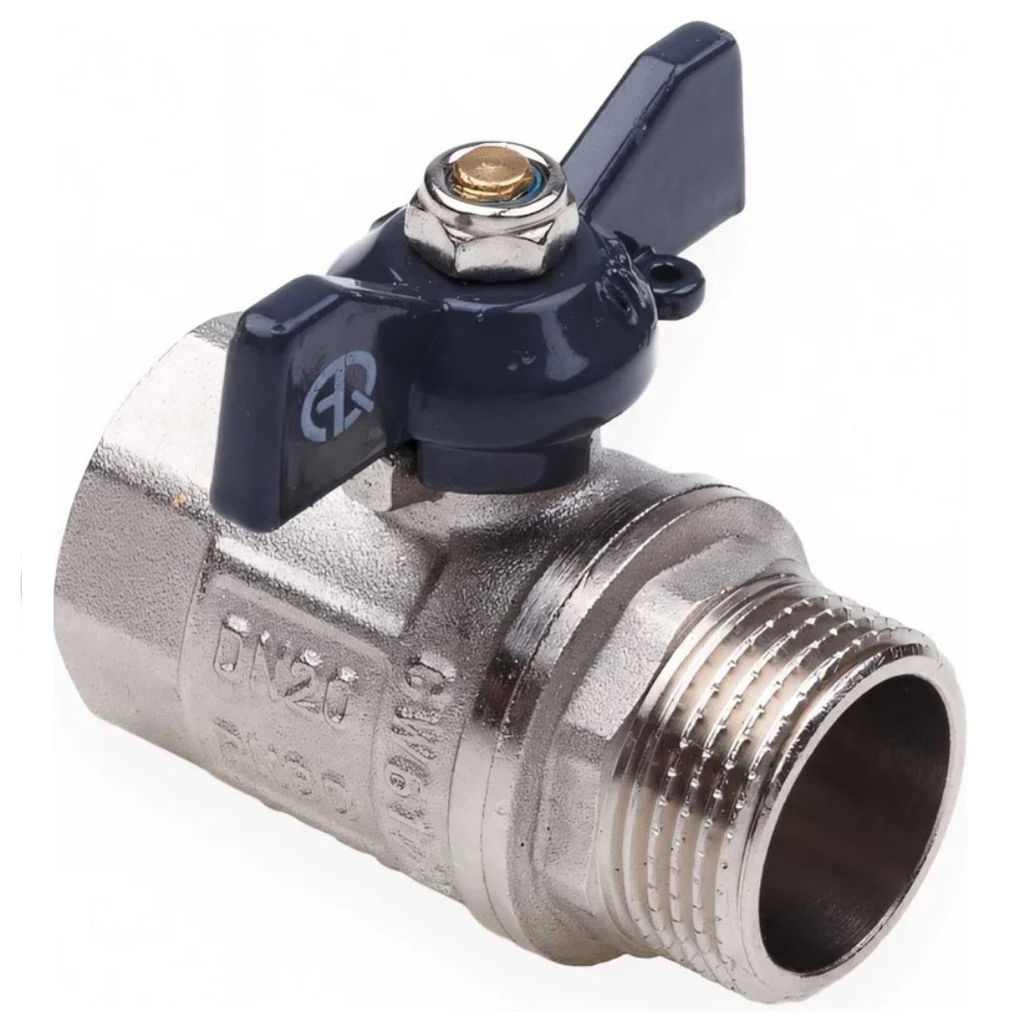 Кран шаровой Aqualink В-Н бабочка 1/2 01158