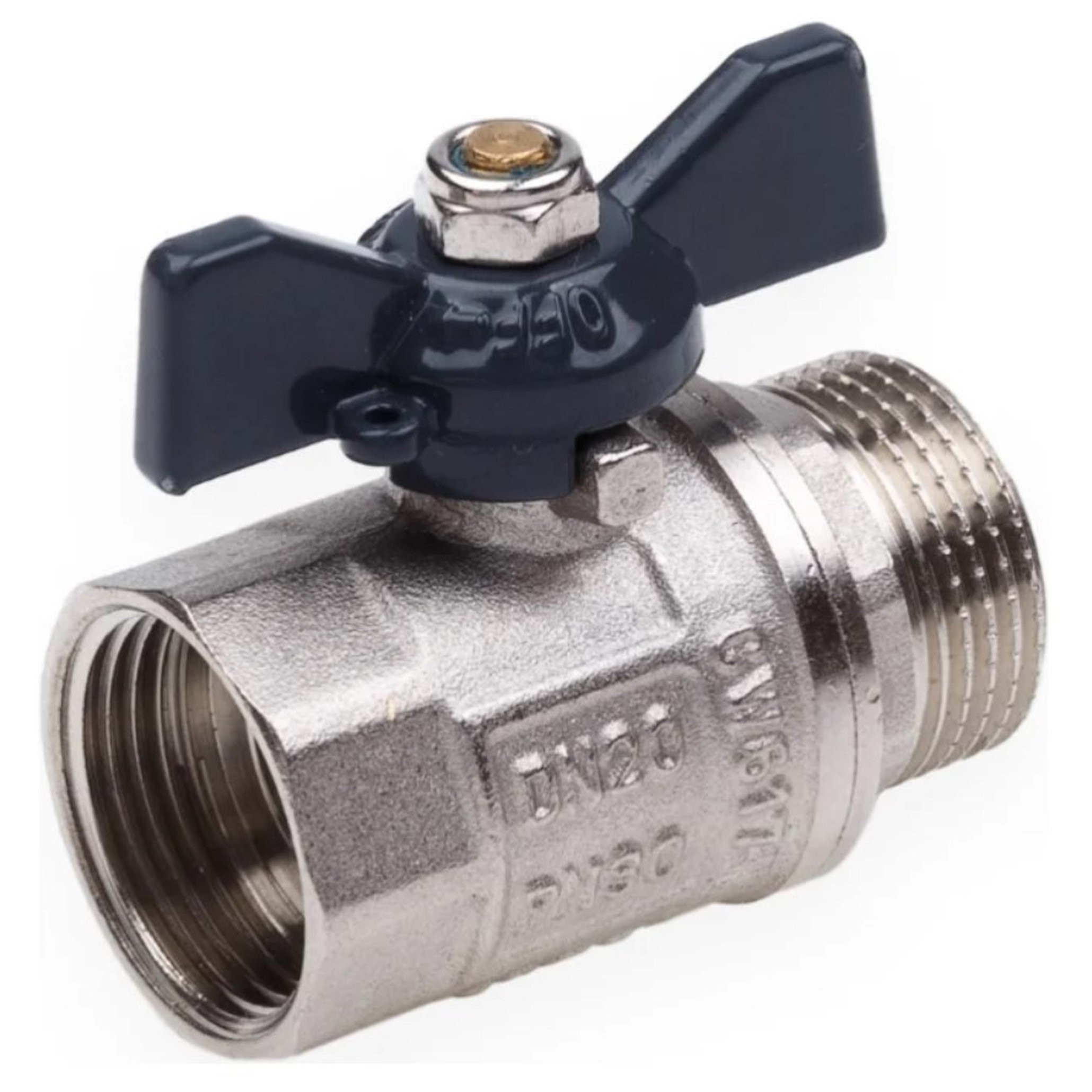 Кран шаровой Aqualink В-Н бабочка 1/2 01158