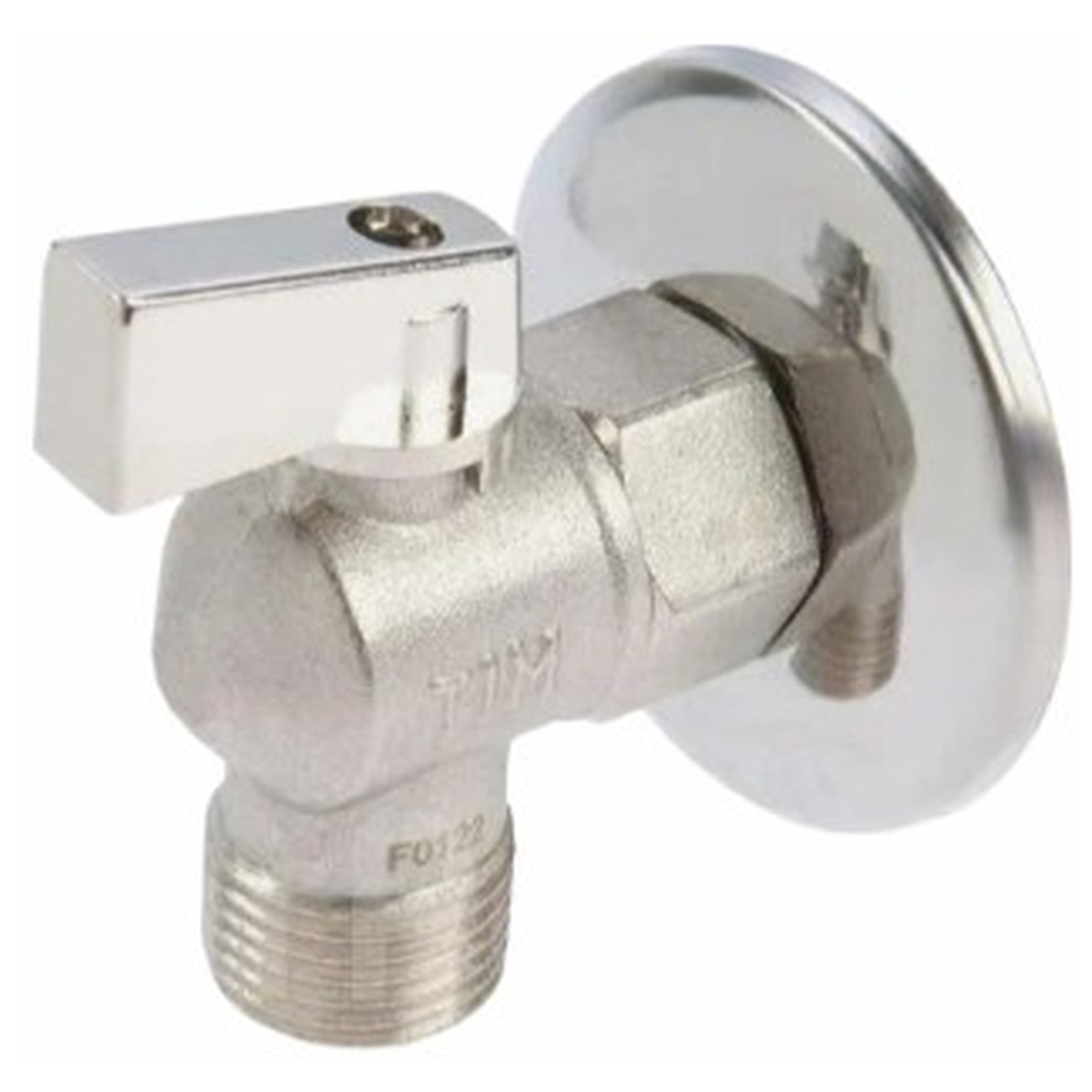 Кран шаровой угловой TIM 1/2x3/4 ВР/НР для бытовых приборов хром BL5809