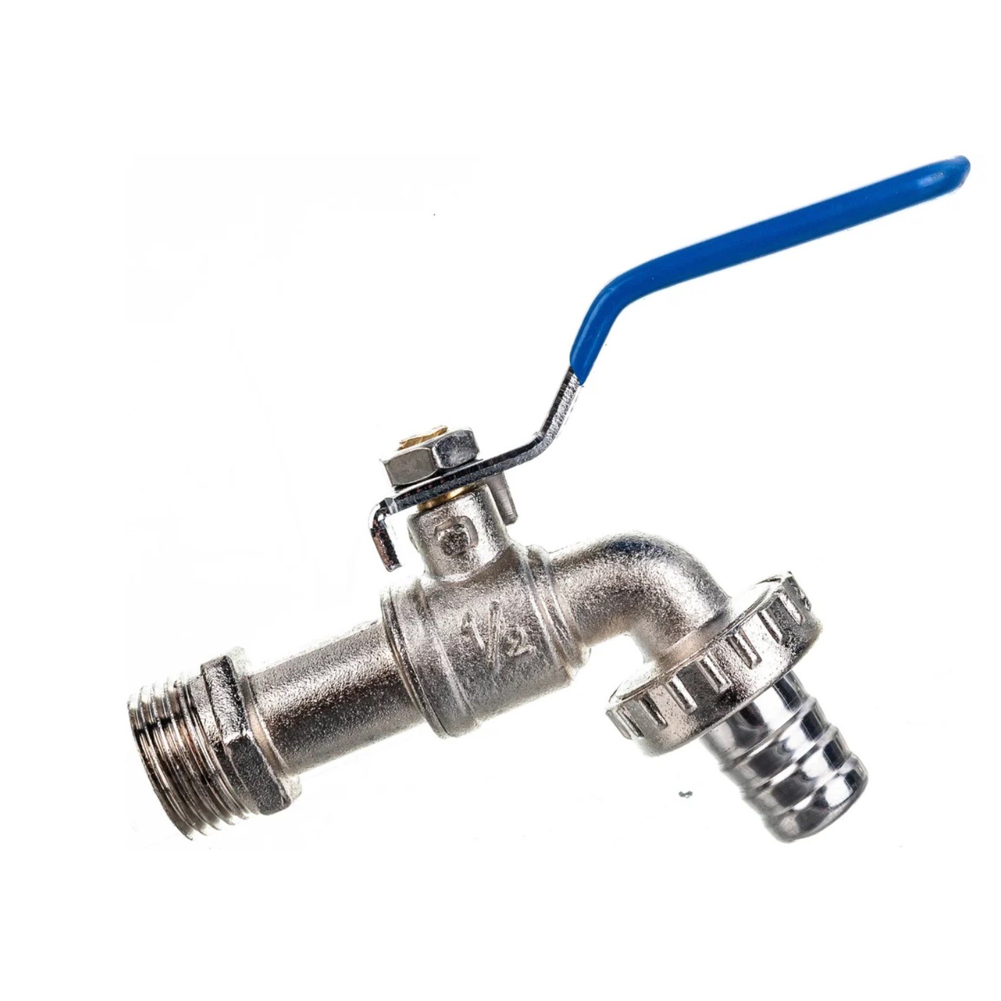 Кран шаровой водоразборный Aqualink ECO под шланг 1/2 ручка 01178