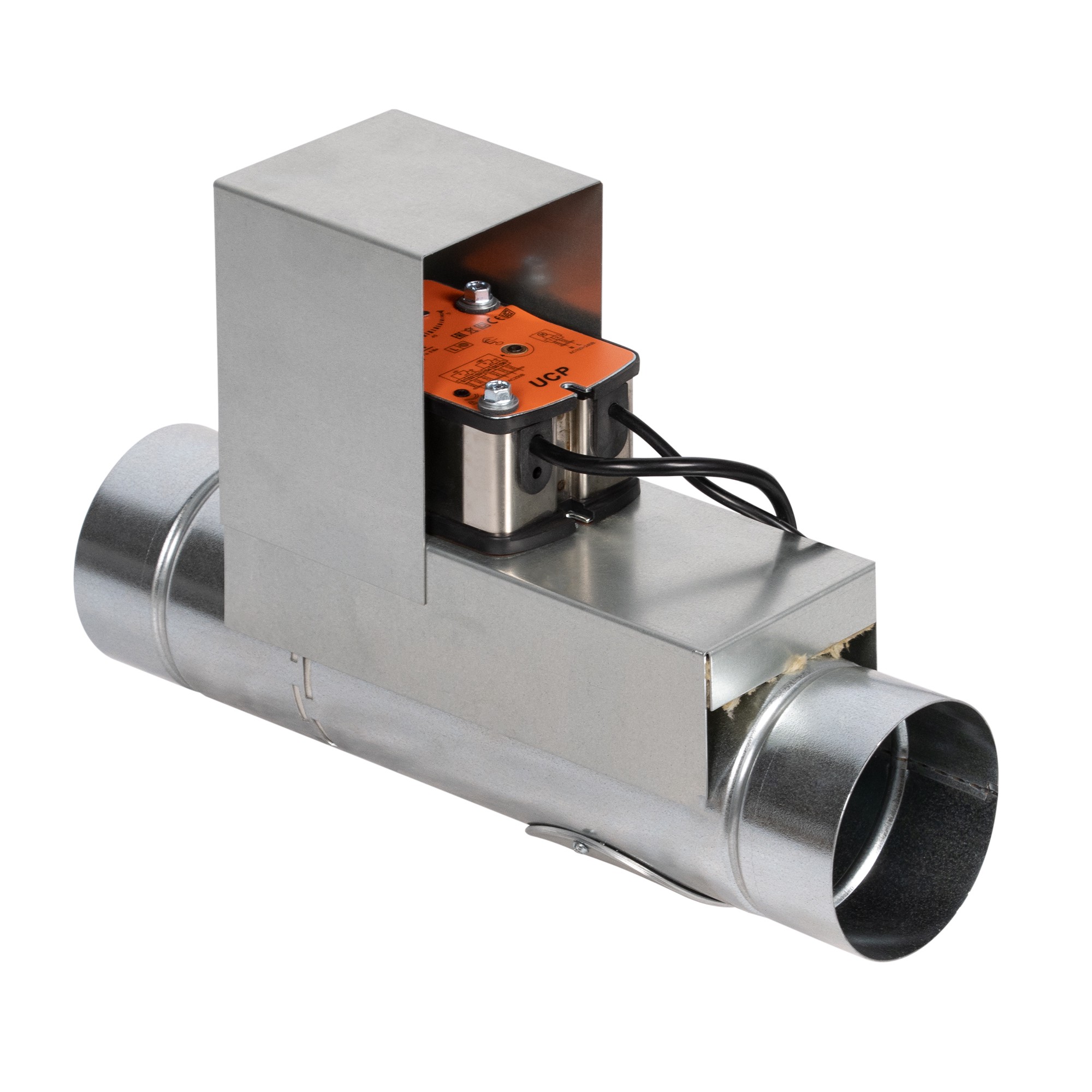 Клапан противопожарный SHUFT SHFDO-60-O-d100-EM230-0-0-Kl-0 100 мм НС-1746806