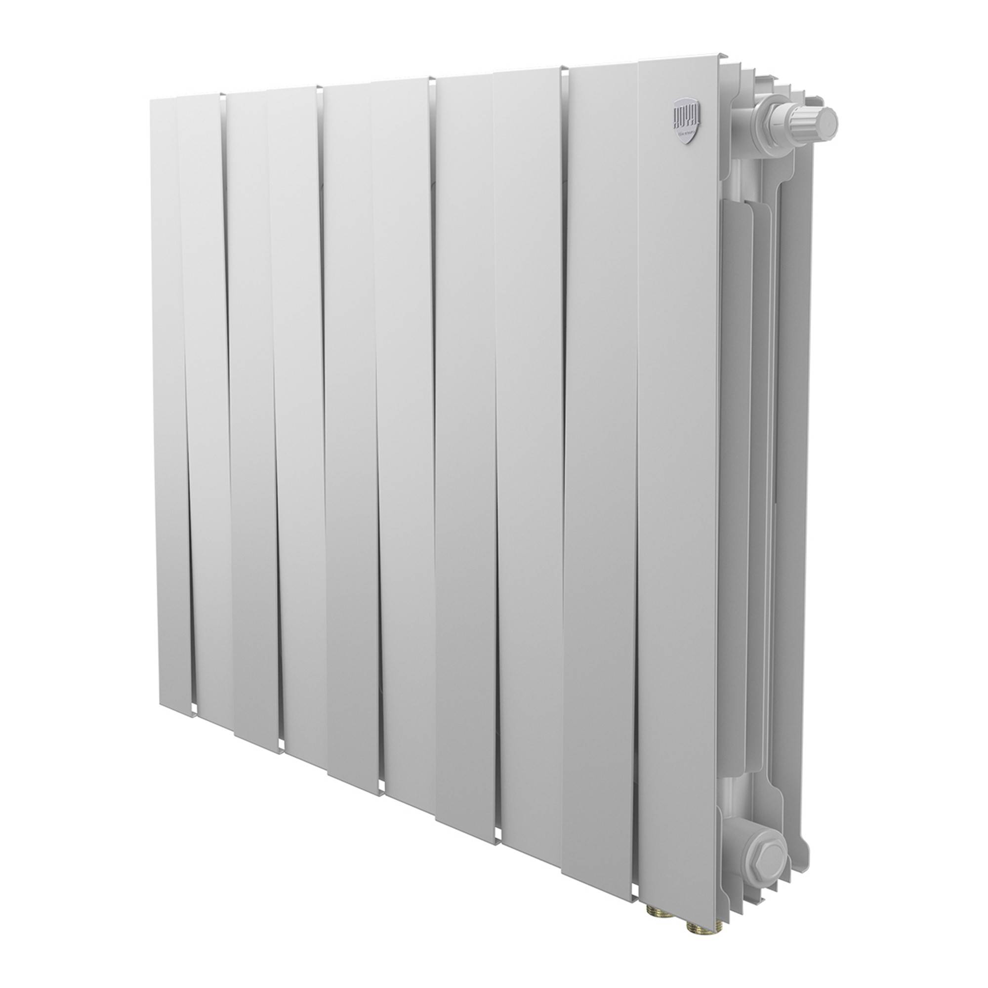 Радиатор биметаллический Royal Thermo PianoForte 300 Bianco Traffico 11 секц. нижнее подключение VDL 1443007