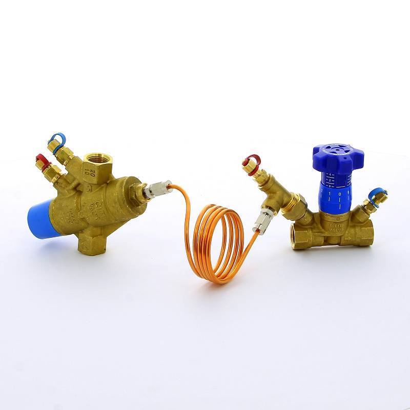 Комплект регулятора перепада давления CIM 767 и балансировочного клапана Cimberio 1/2 CIM 767L787ODP 12