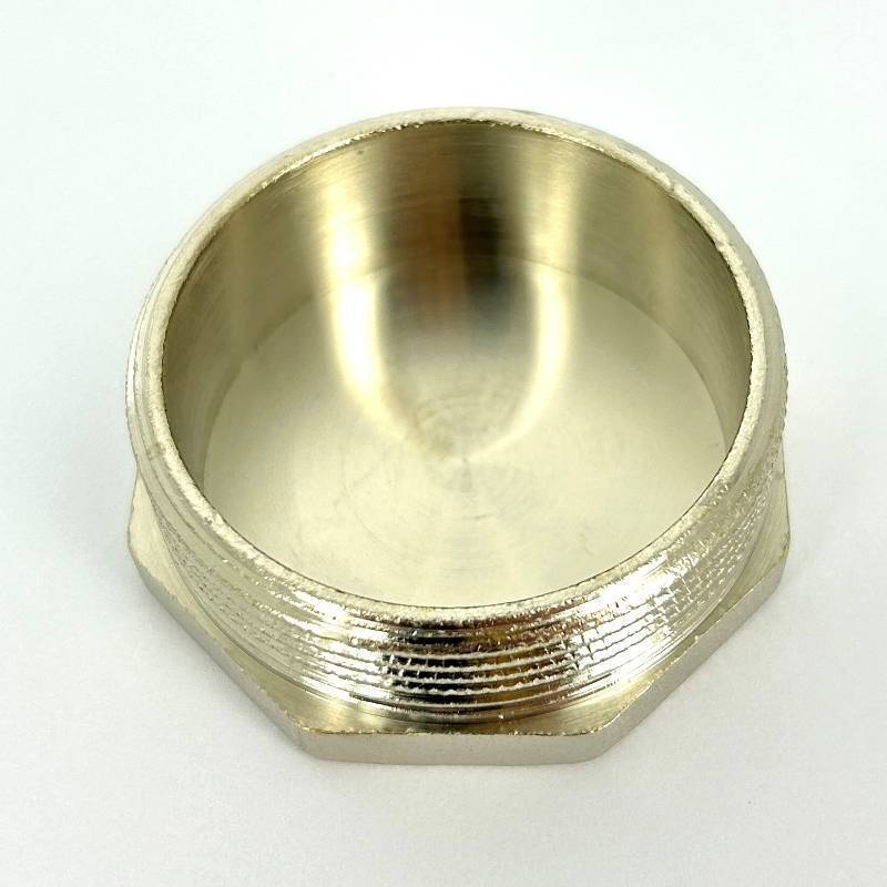 Заглушка LD Pride латунная никелированная 2 наружная резьба LD.67.505.50