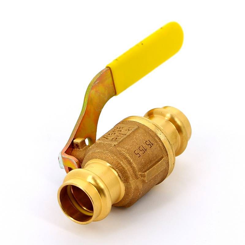 Кран шаровой пресс газовый Viega Profipress G бронза 22 мм 492878