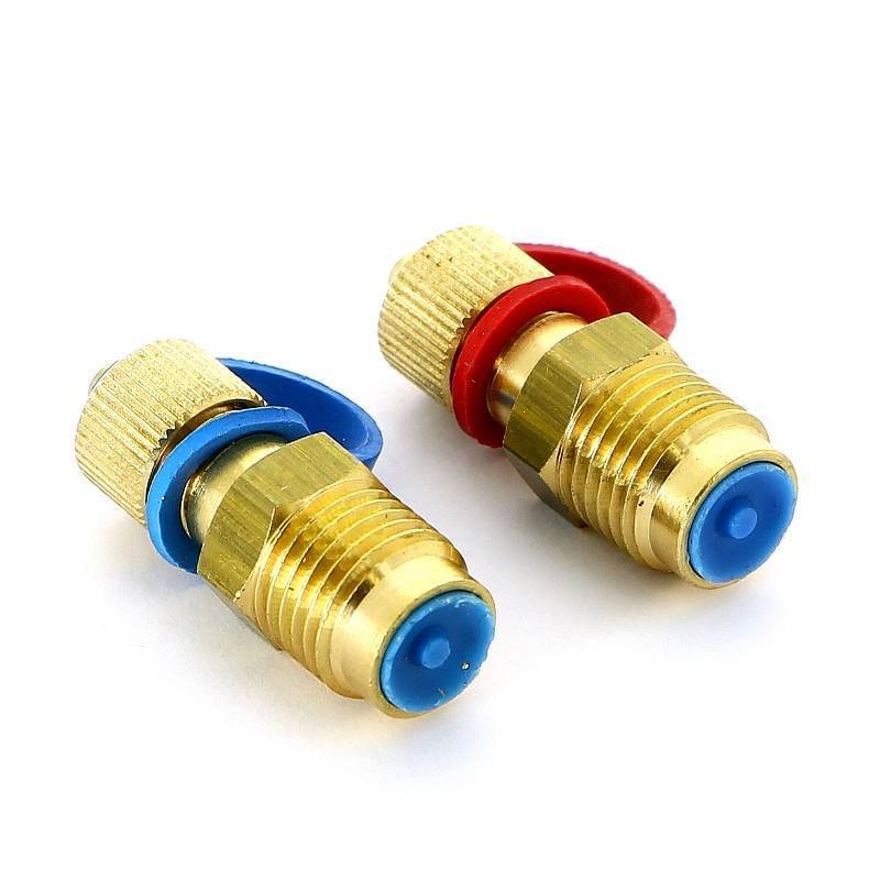 Комплект измерительных ниппелей Cimberio 1/4 красный/синий CIM 723L 1/4