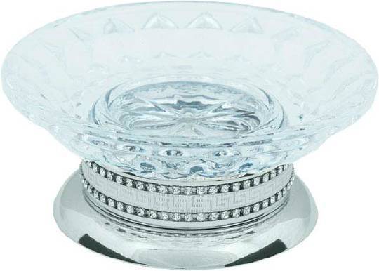 Мыльница настольная Boheme Brillante хром 10440