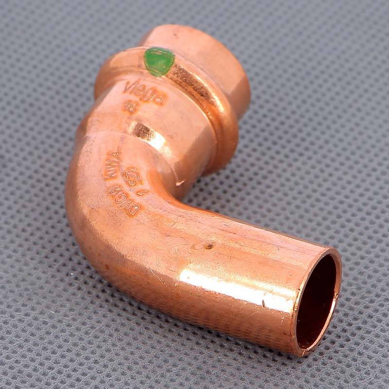 Угол-вставка 90° пресс Viega Profipress 18 мм медь 291655