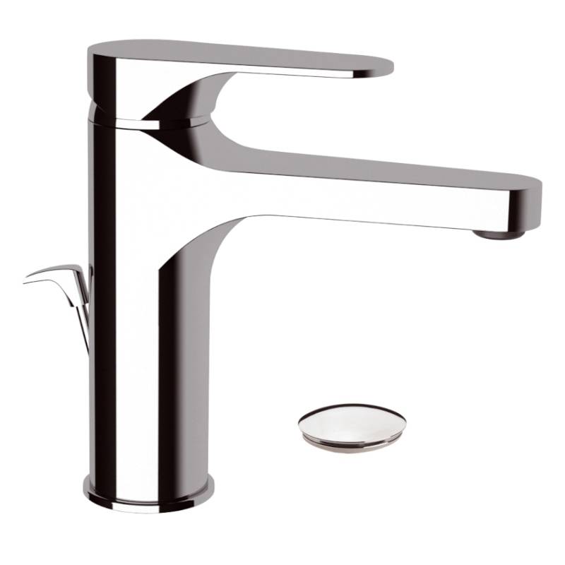 Смеситель для раковины Remer Class Line средний с донным клапаном хром L10L