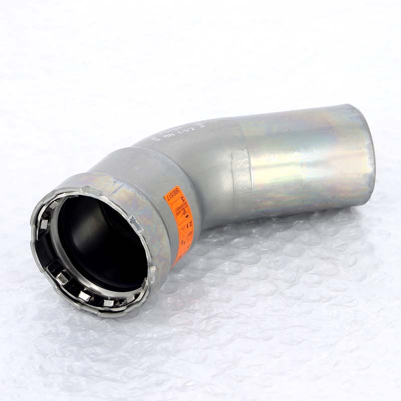 Угольник-вставка 45° пресс Viega Megapress 1 1/2 оцинкованная сталь 694739