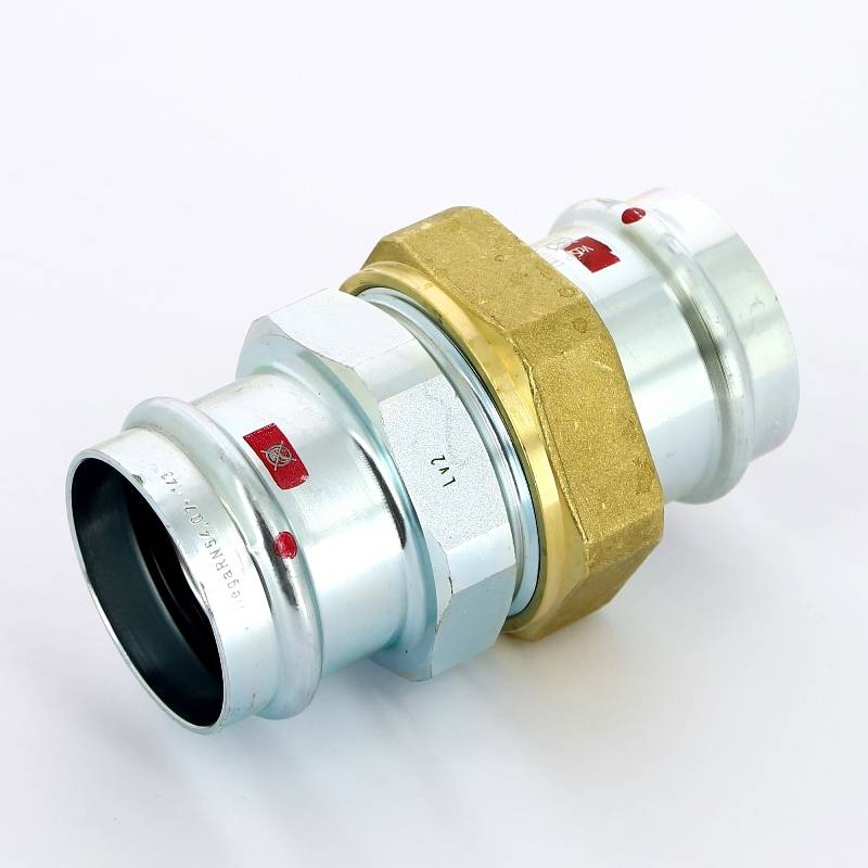 Муфта разъёмная пресс Viega Prestabo оцинкованная сталь 54 мм 559366