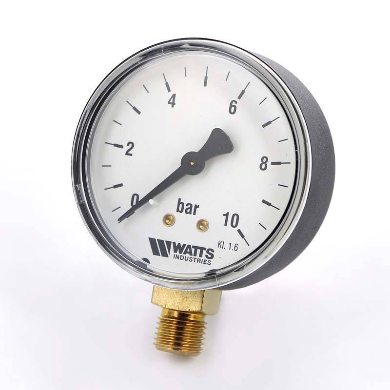 Манометр радиальный Watts F+R200 63 мм 1/4 10 бар 10007724