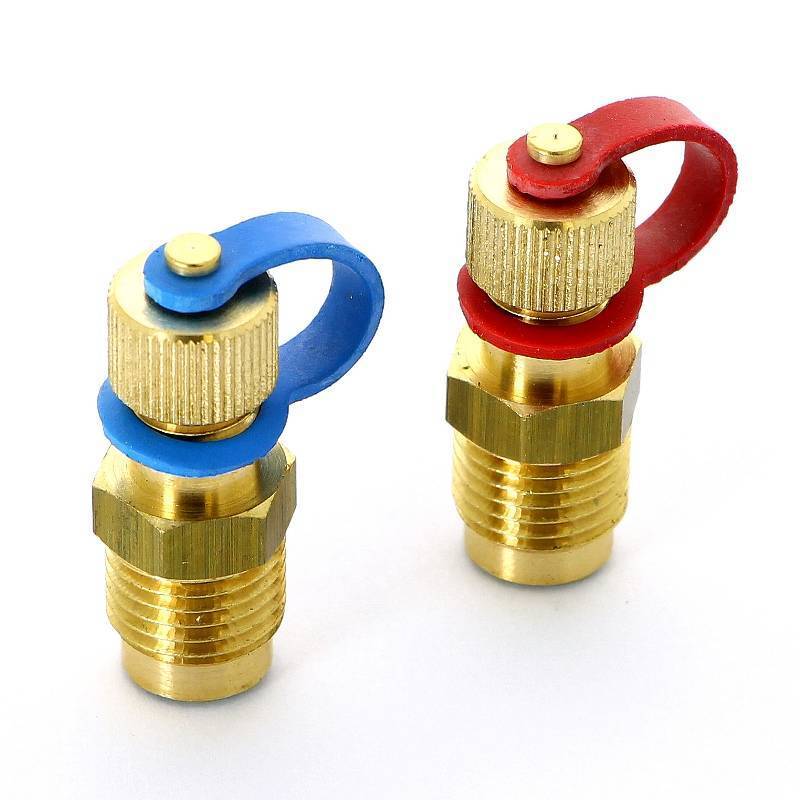 Комплект измерительных ниппелей Cimberio 1/4 красный/синий CIM 723L 1/4