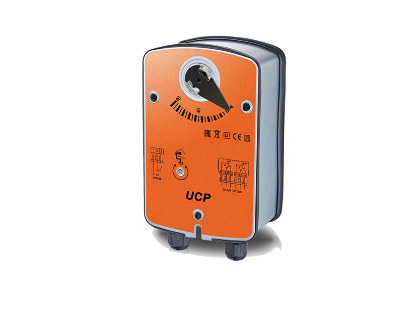 Электропривод с возвратной пружиной UCP TFU-230-03