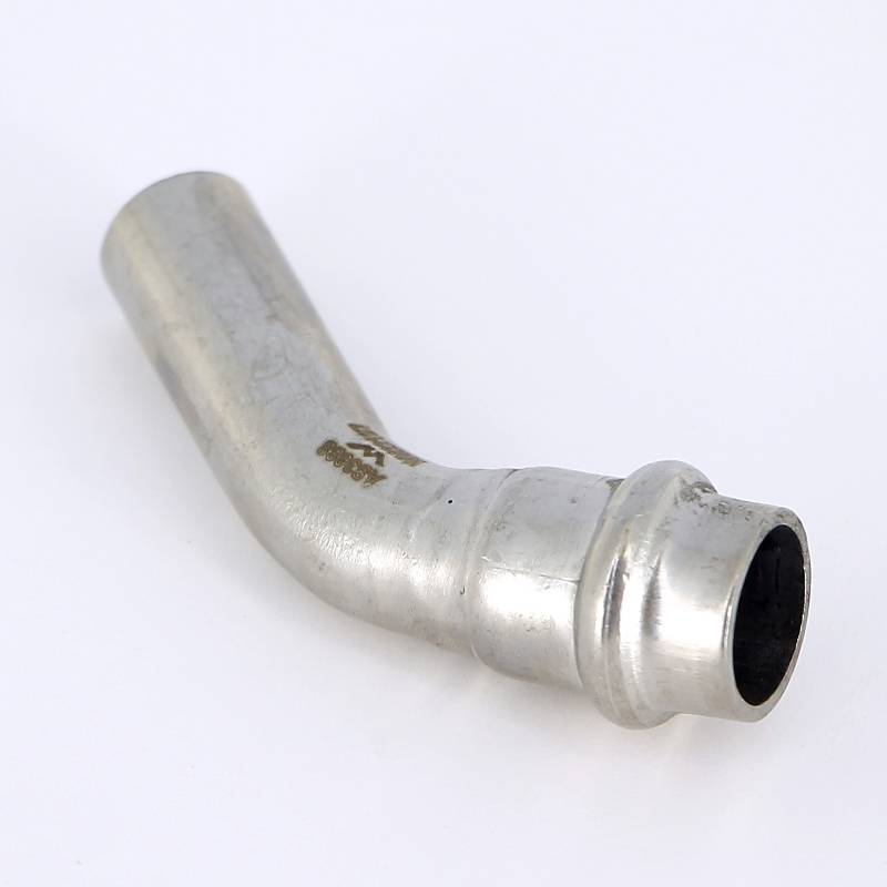 Угольник-вставка 45° пресс IBP >B< Press Inox 15 мм нержавеющая сталь PS5040 0150000