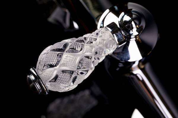 Смеситель для раковины Boheme Crystal одноручковый матовая бронза 301-CRST