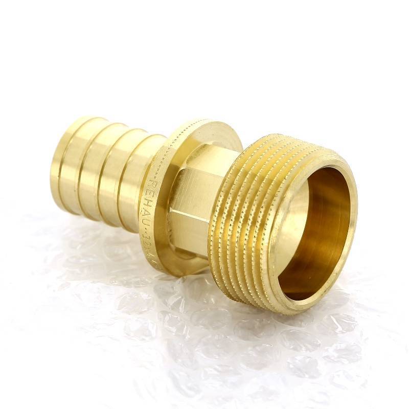 Муфта надвижная REHAU Rautitan RX 32х1 1/4 с наружной резьбой бронза 13660611001