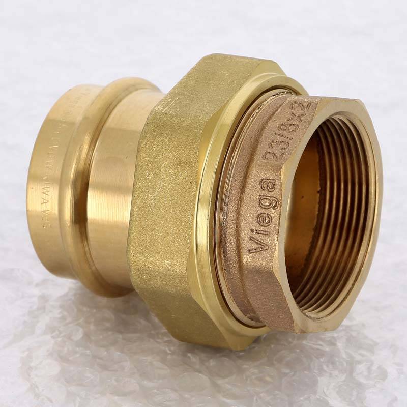 Муфта разъёмная пресс Viega Sanpress бронза 54x2 ВР 222017