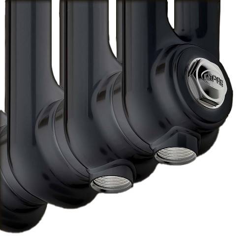 Радиатор стальной трубчатый Rifar TUBOG 12 секций нижнее подключение Титан 9534