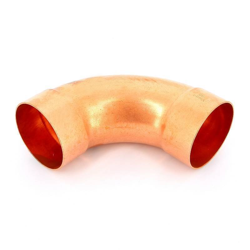 Отвод двухраструбный Viega 95002A под пайку 88.9 мм 90° 127077