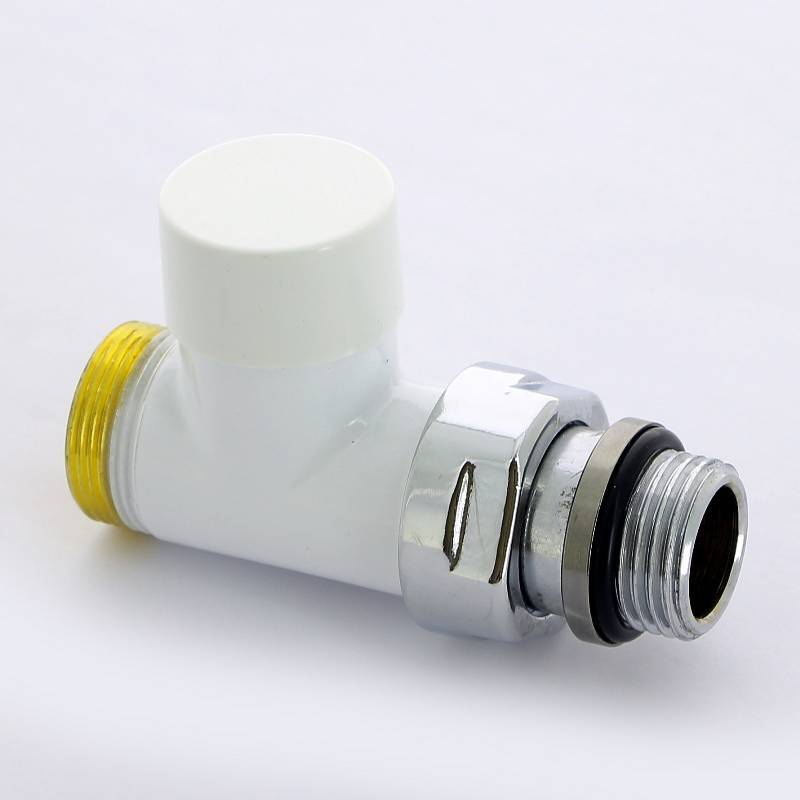 Вентиль обратный Carlo Poletti Compact прямой НН 1/2 x M24x19 белый V150611E